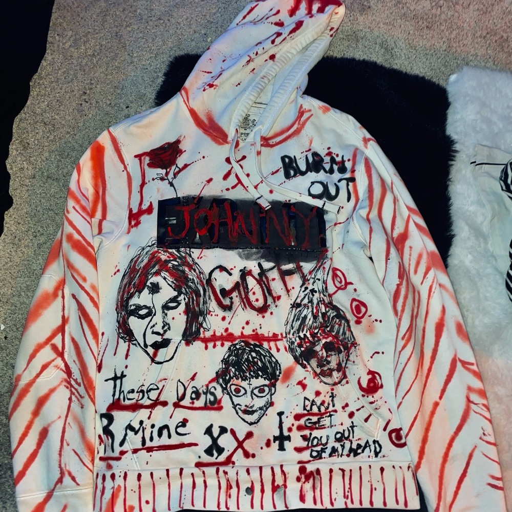 Johnny Goth emo hoodie